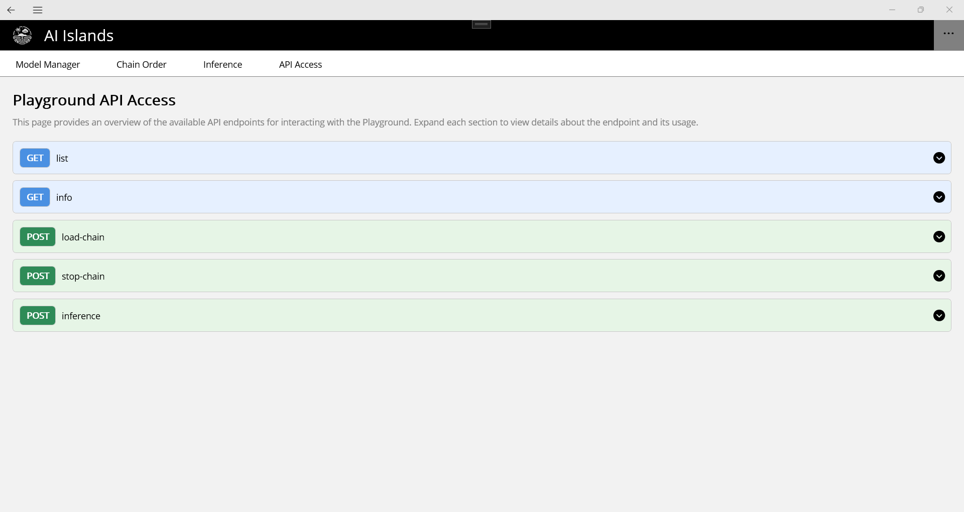 Playground API